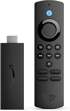 “Amazon Fire TV Stick conectado a televisor”